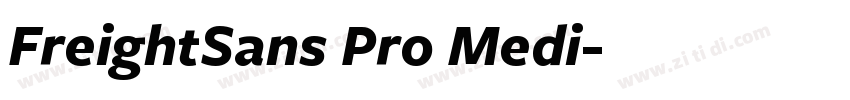 FreightSans Pro Medi字体转换
